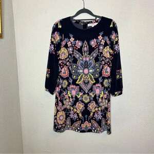 LOFT Long Sleeve Floral Dress XXSP